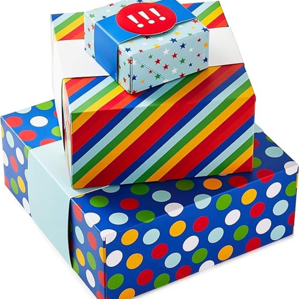 Hallmark Gift Boxes 3-Pack Assorted Sizes